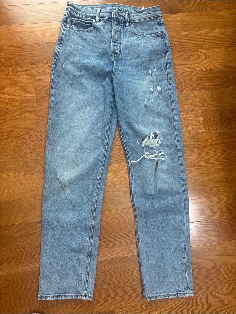 Old Navy Extra High-Ride SkyHi Straight 6 Tall Jeans